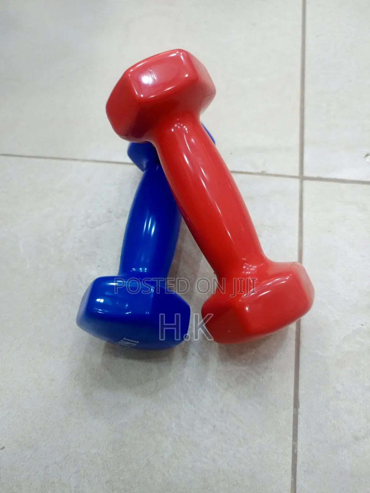 1kg Vinyl Dumbbell.