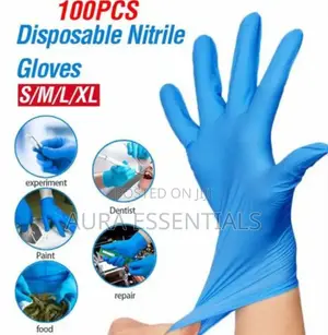 100pcs Nitrile Disposable Hand Gloves