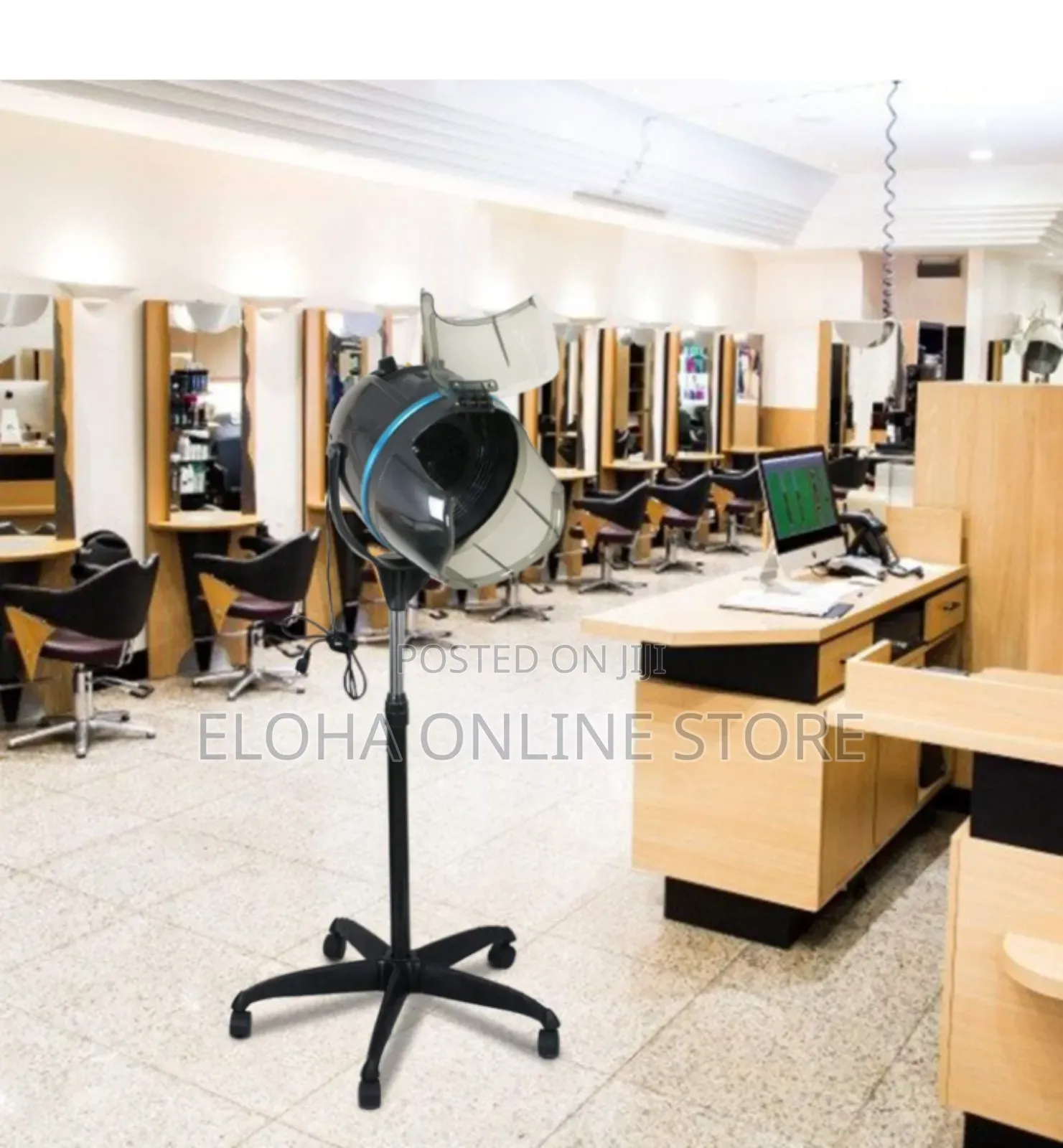 Adjustable Stand Up Hair Dryer 1300w With Rolling Wheels