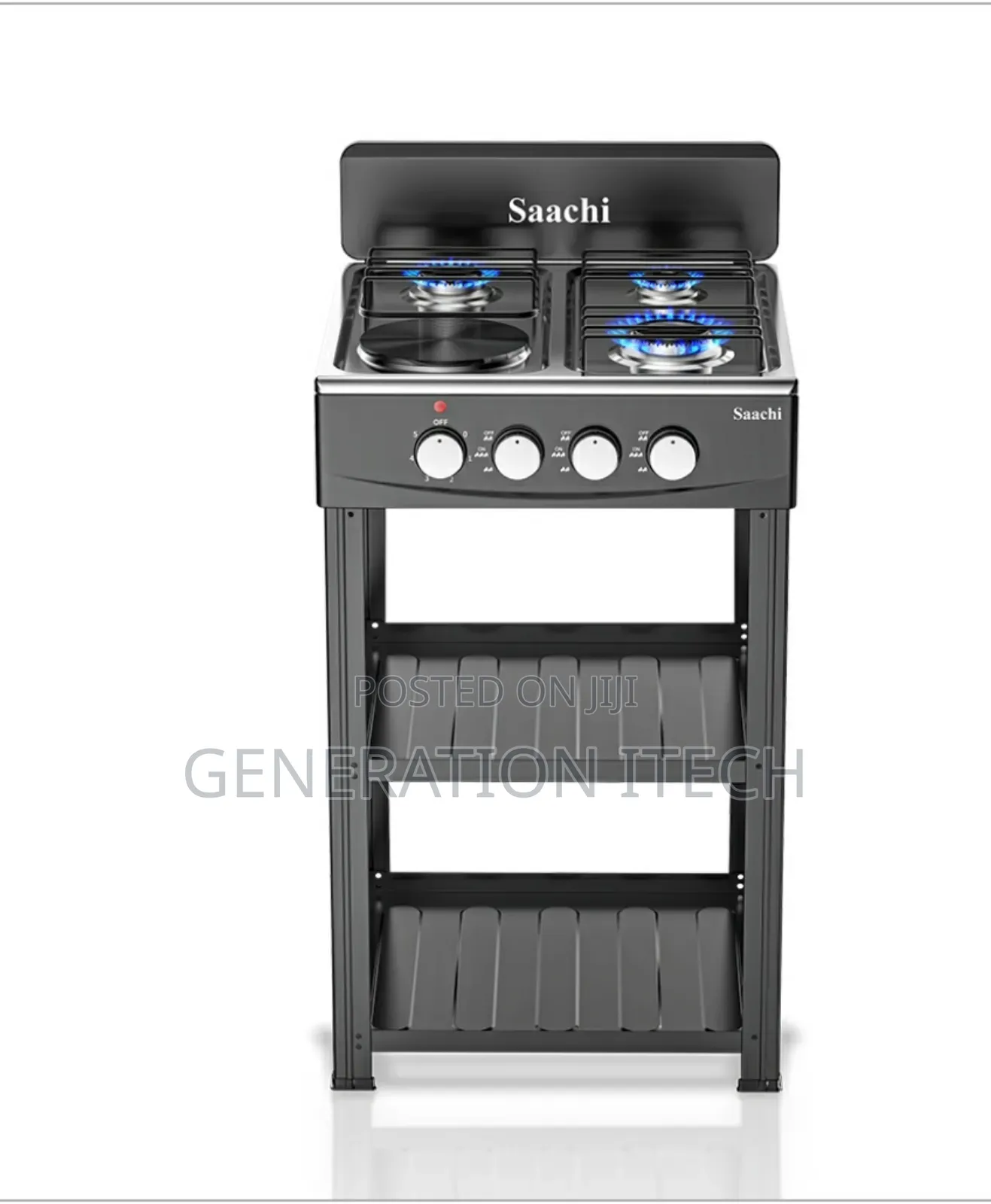 Gas Stove -Hot Plate- 3 Burner and 1 Hot Plate With Stand