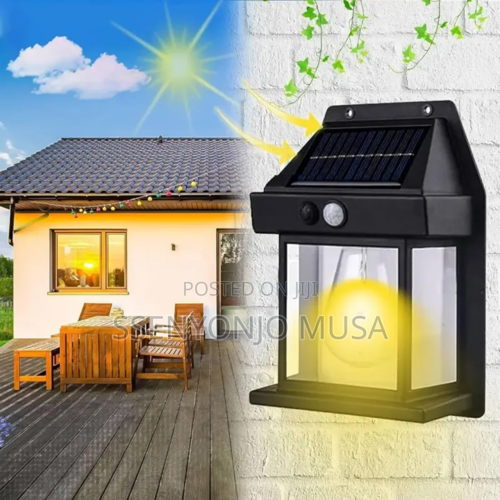 Led Solar Wall Lamp - Outdoor Waterproof Lighting