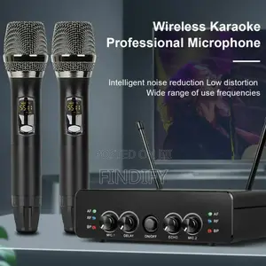 2 Channel Wireless Microphone Dual Way Dynamic