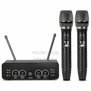 2 Channel Wireless Microphone Dual Way Dynamic