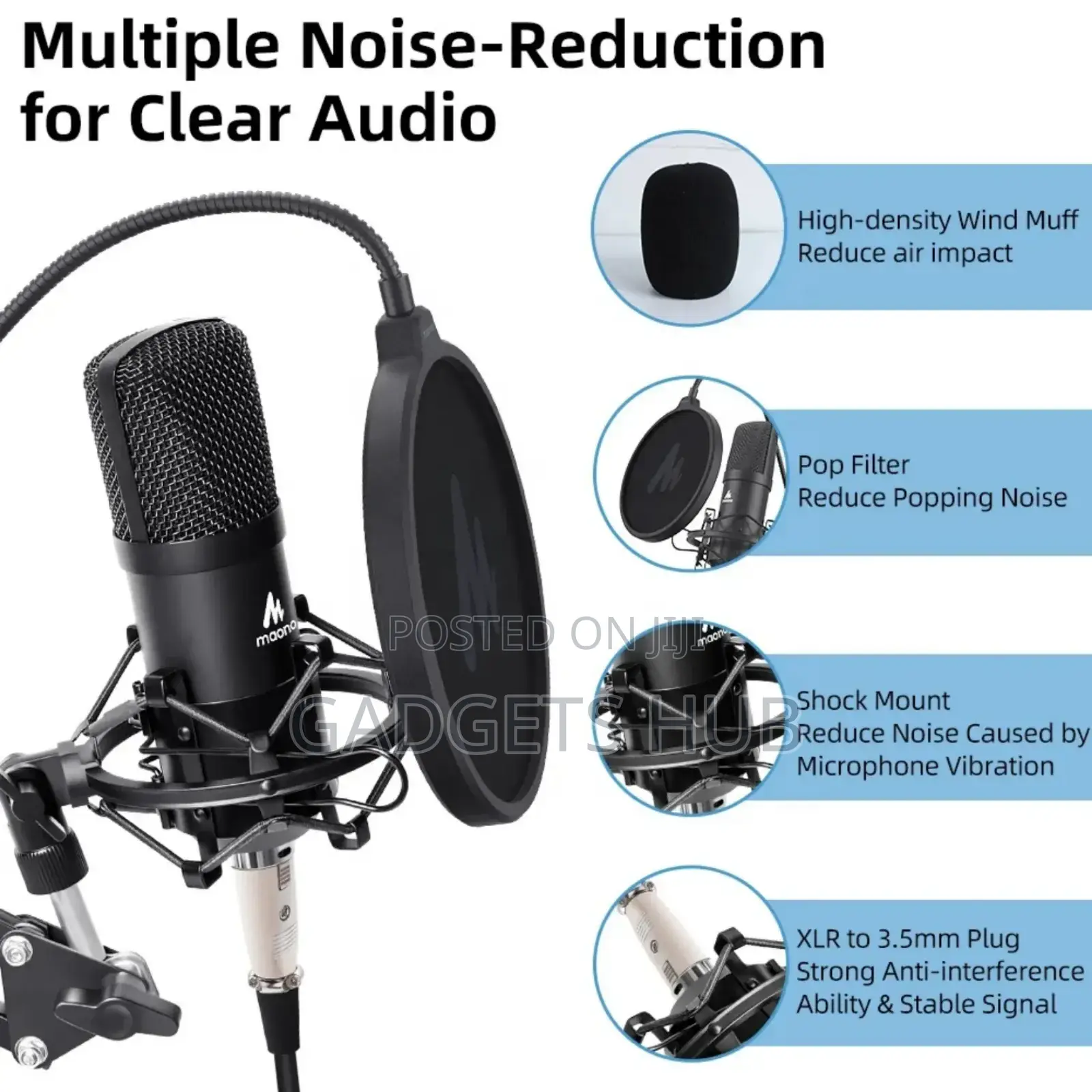 Podcasting Cardioid Music Recording
Microphone