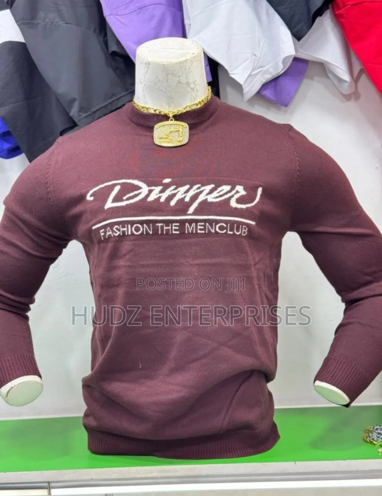 Sweater Shirt Maroon