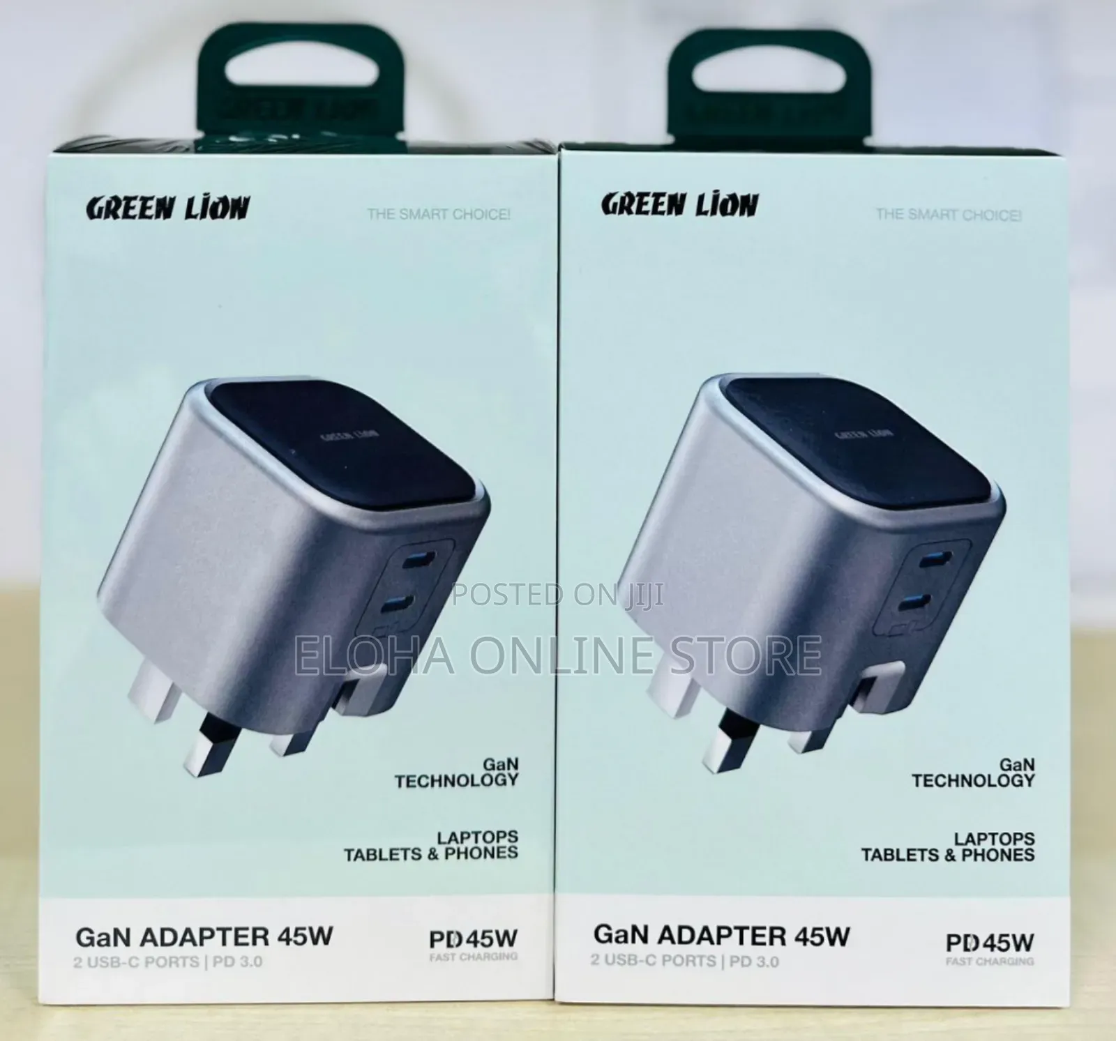 Green Lion Gan Adapter 45W PD