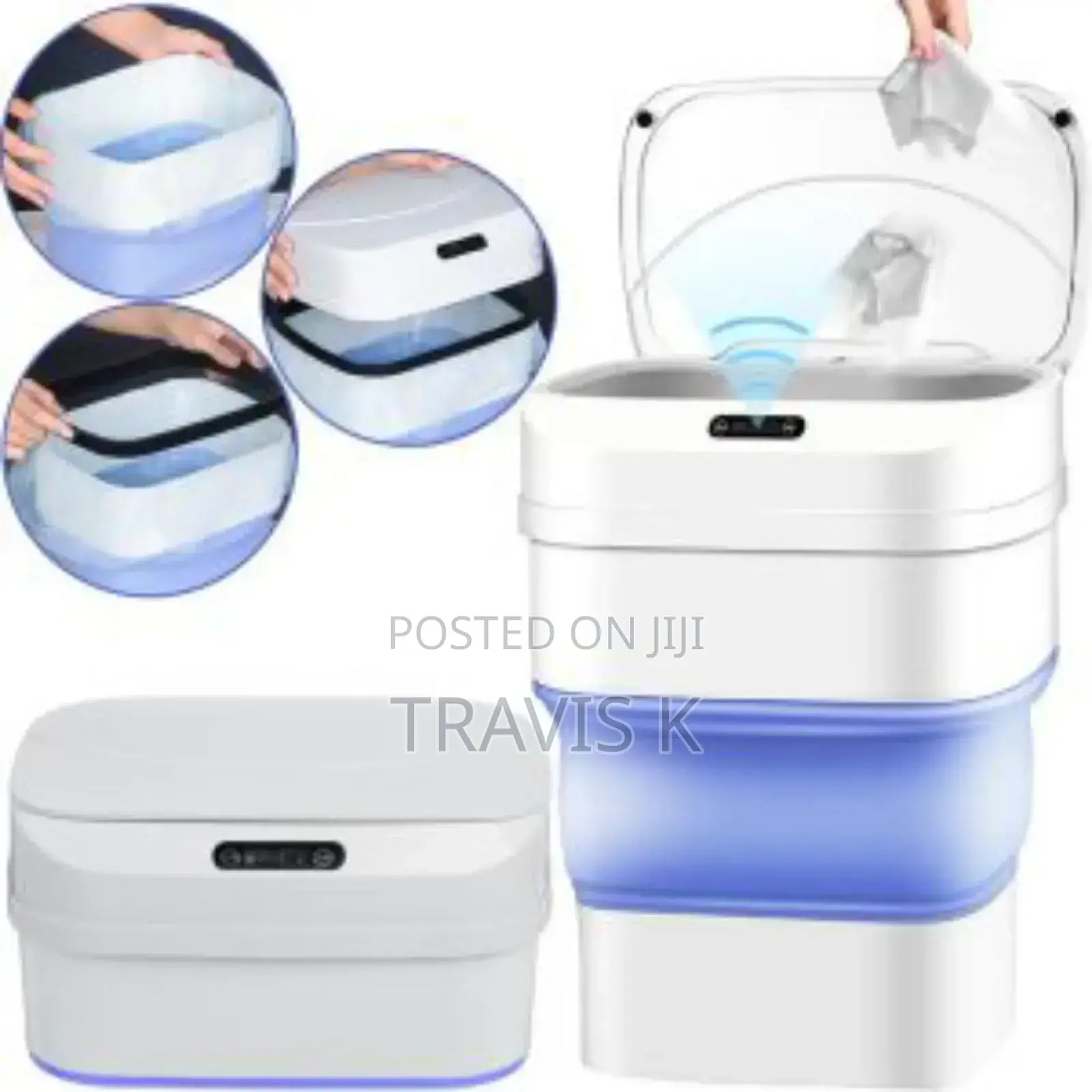 Foldable Sensor Intelligent Trash Can