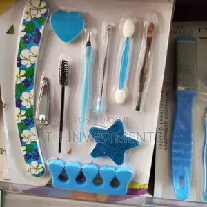 Multi-Purpose Nail Manicure Care Set - Blue