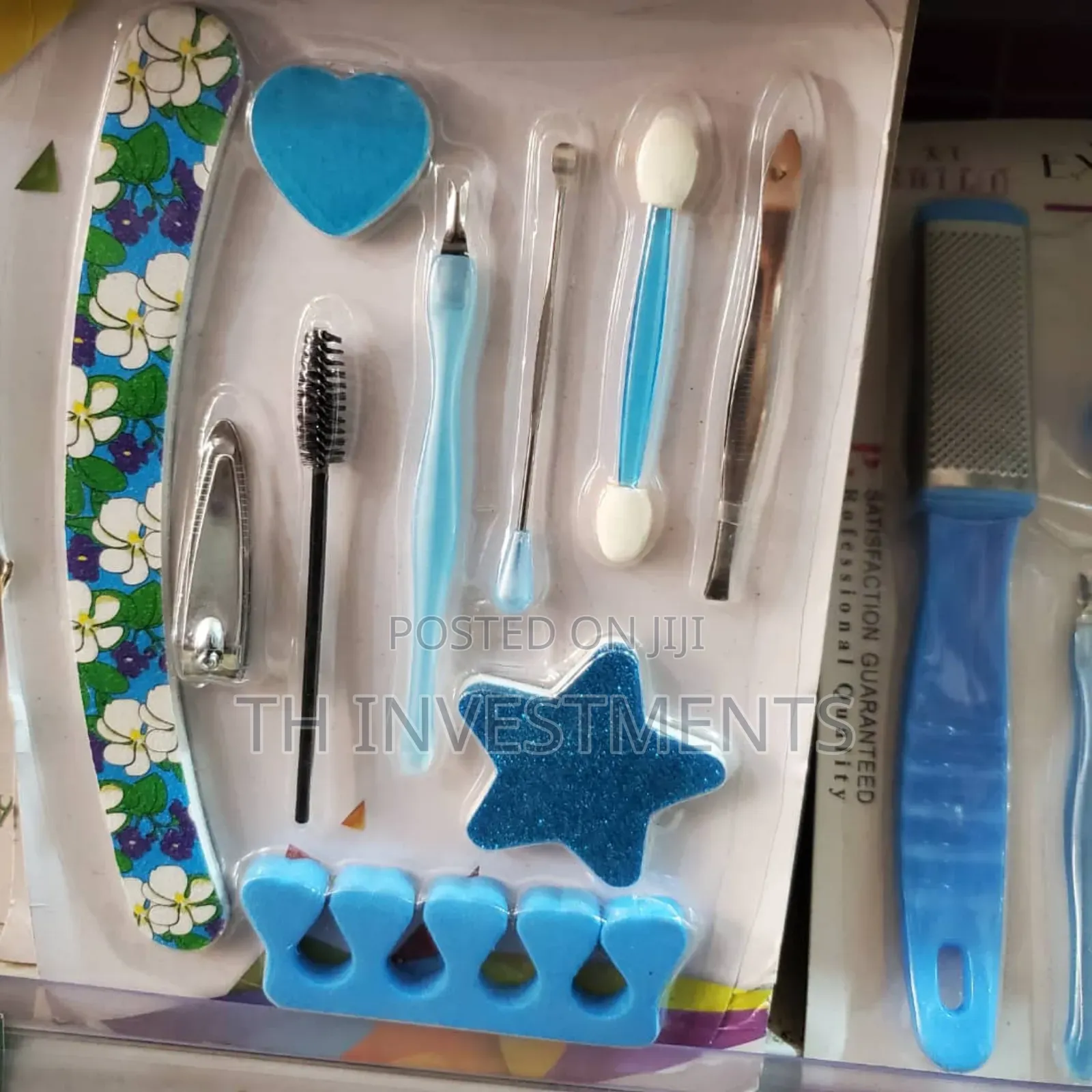 Multi-Purpose Nail Manicure Care Set - Blue