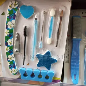 Multi-Purpose Nail Manicure Care Set - Blue