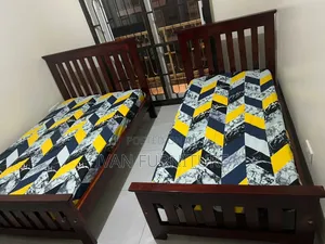 Single Beds 3x6 Coffee Brown in Color