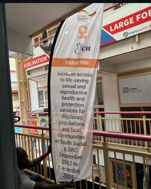 L Stand and Teardrop Banners
