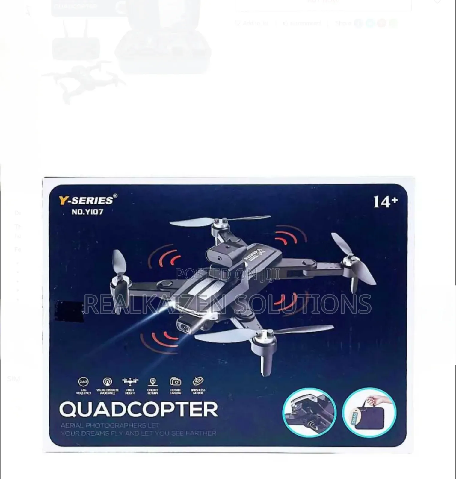 Y-Series Quad Copter HD Wifi Drone With Remote Control