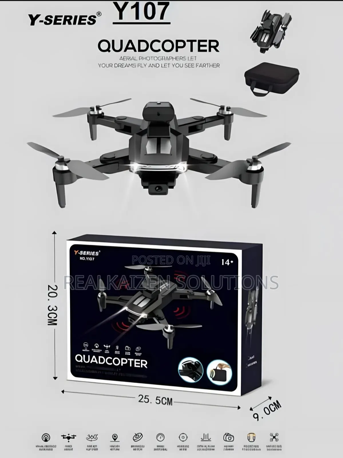 Y-Series Quad Copter HD Wifi Drone With Remote Control