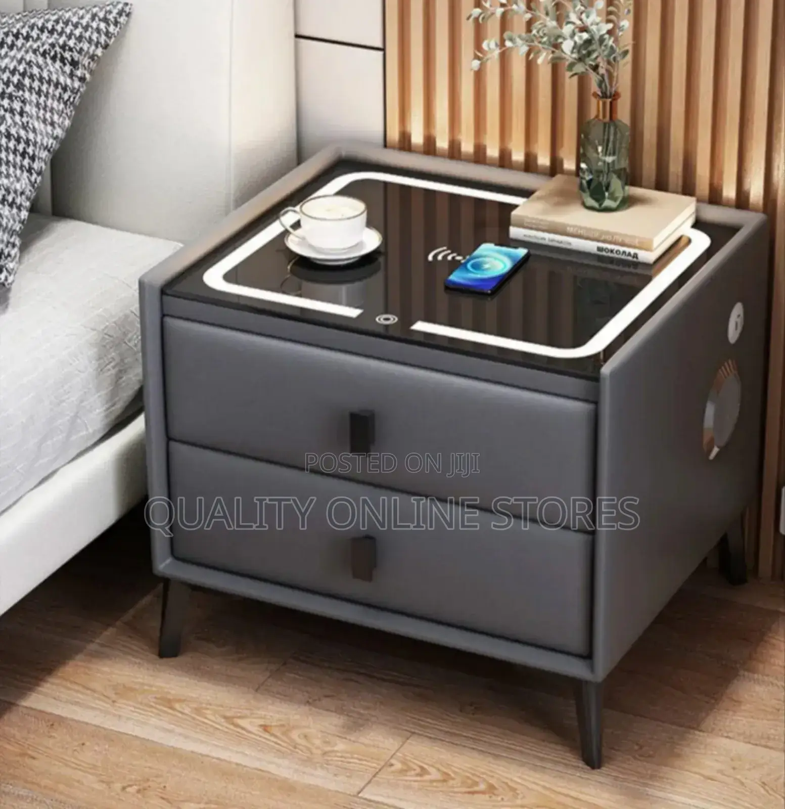 Smart Led Bedside Table
