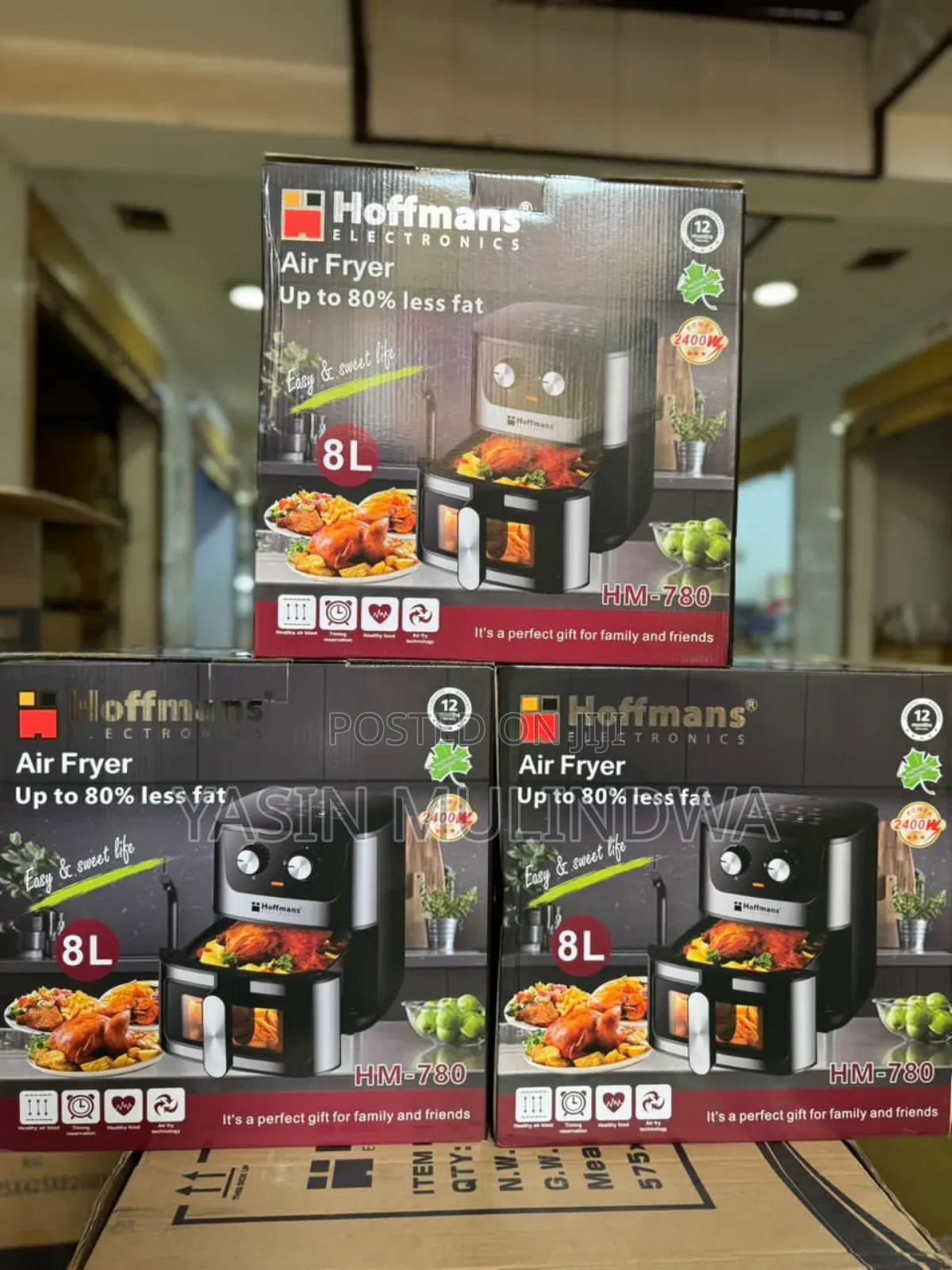 Manua Air Fryer 8L.