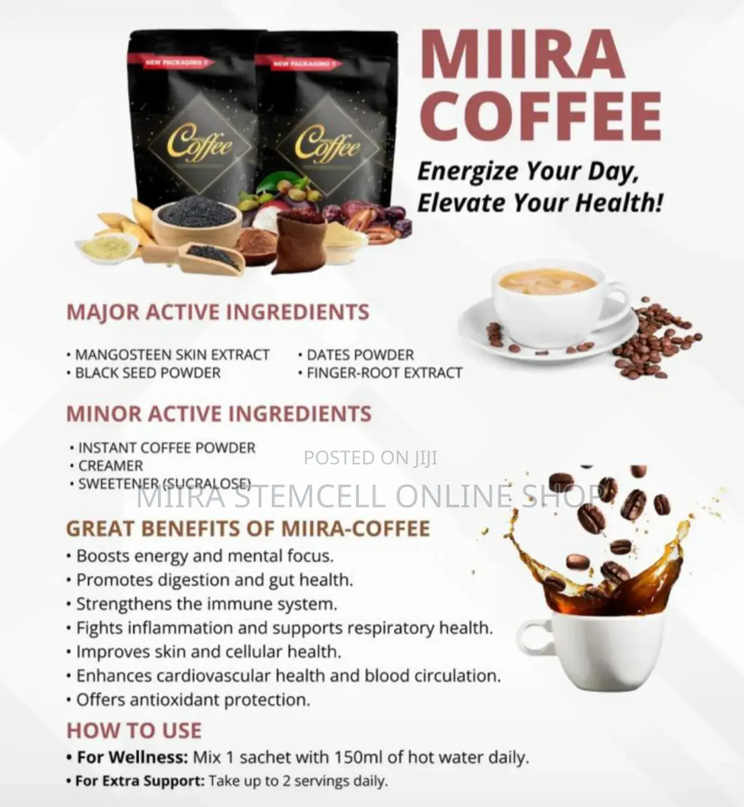 Miira Coffee Immune Booster