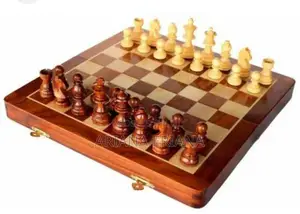Photo - Wooden Chess Game