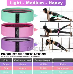 Yoga Hip Booty Exercise Bands Elastic Gym Equipment
