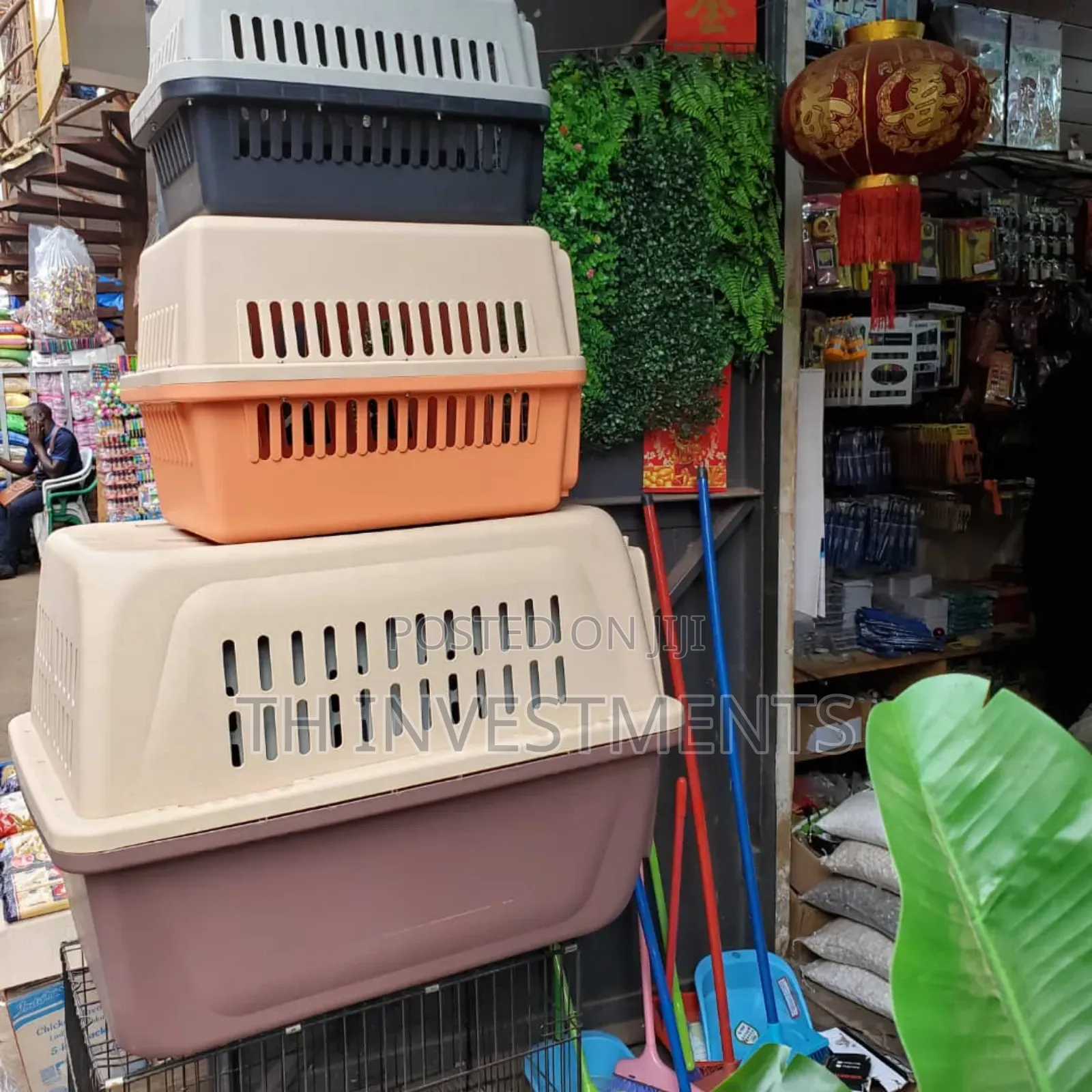 Portable Outdoor Travel Pet Carrier Crate, With Cage 
