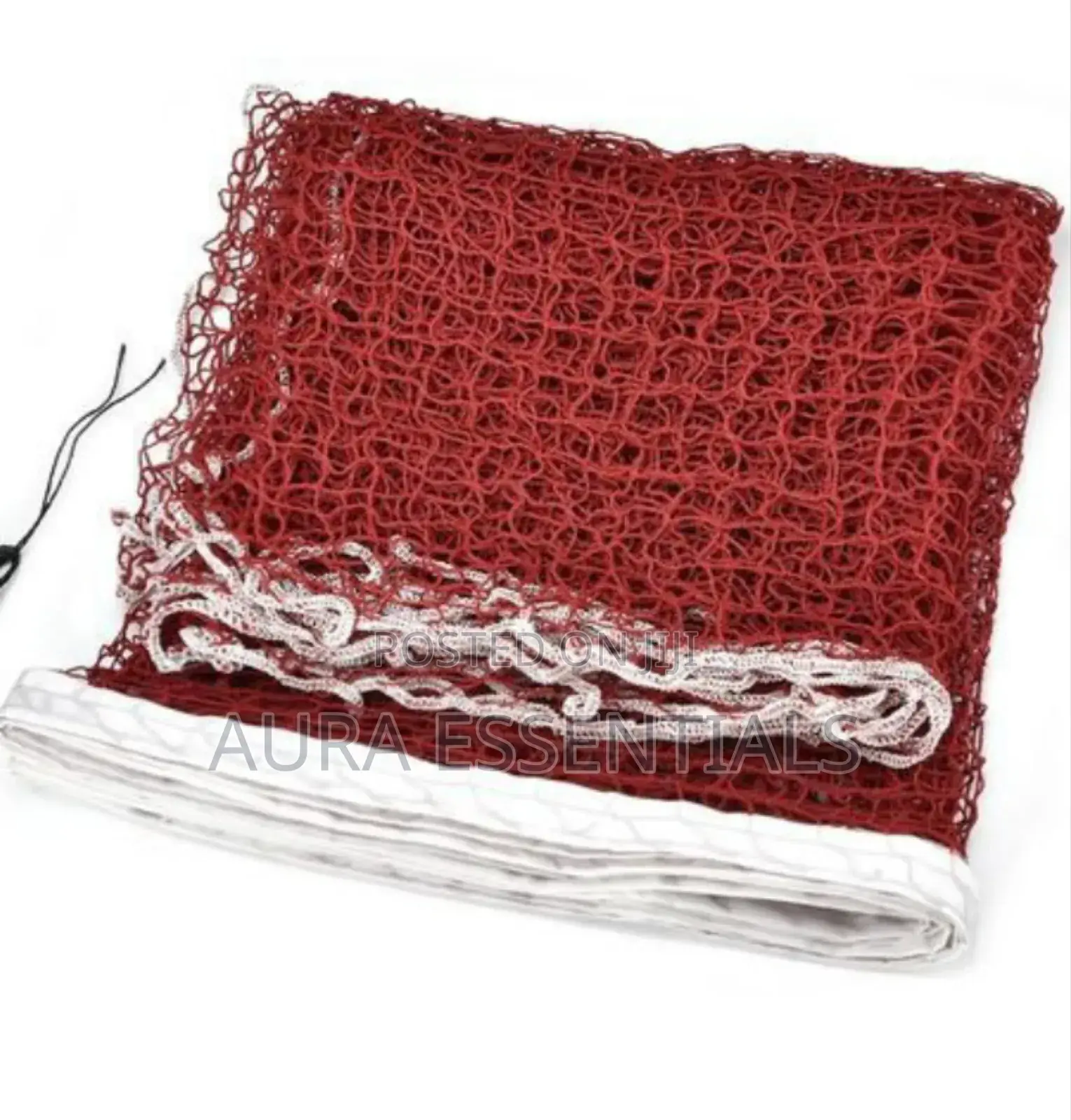 Professional Badminton Sports Game Net - Burgundy