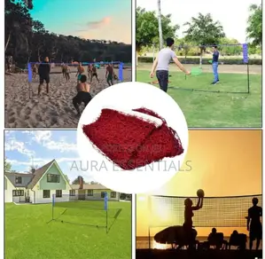 Professional Badminton Sports Game Net - Burgundy