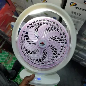 Leaf Design Rechargeable Powerful Table Fan - Perfect