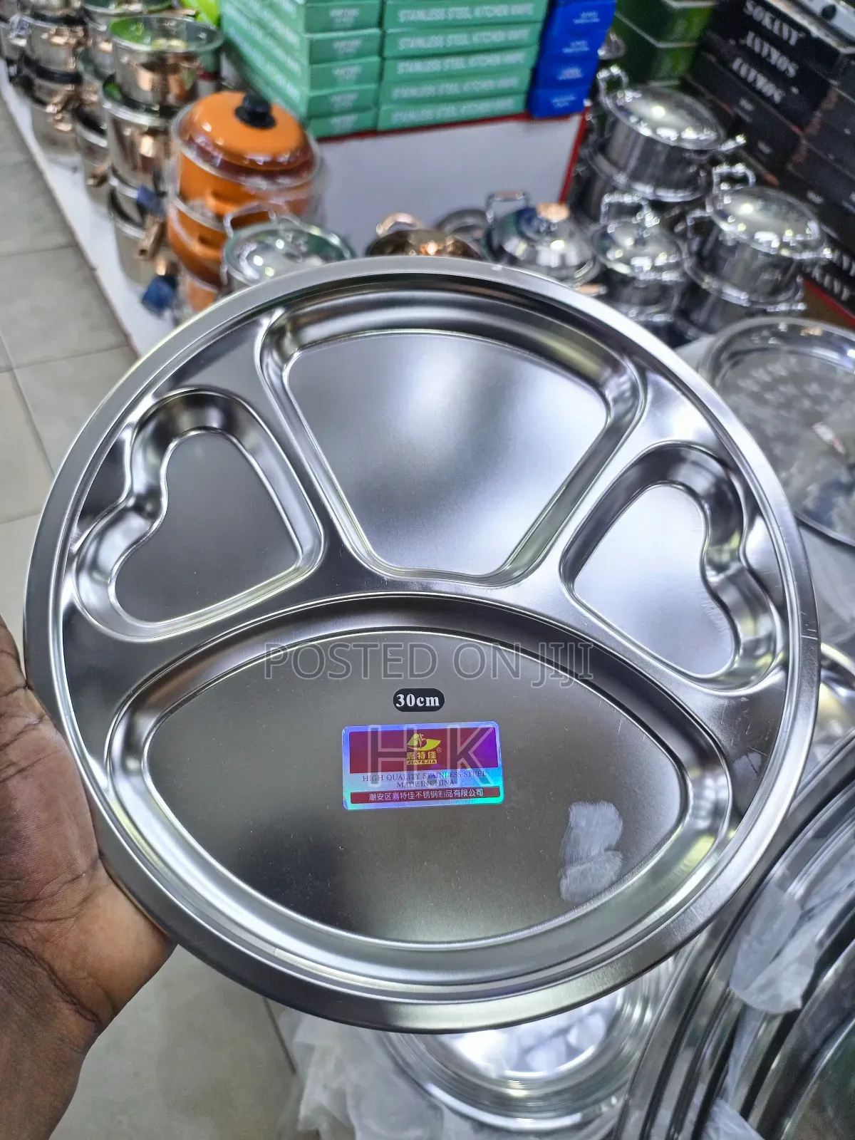 30cm Stainless Steel Partition Plate