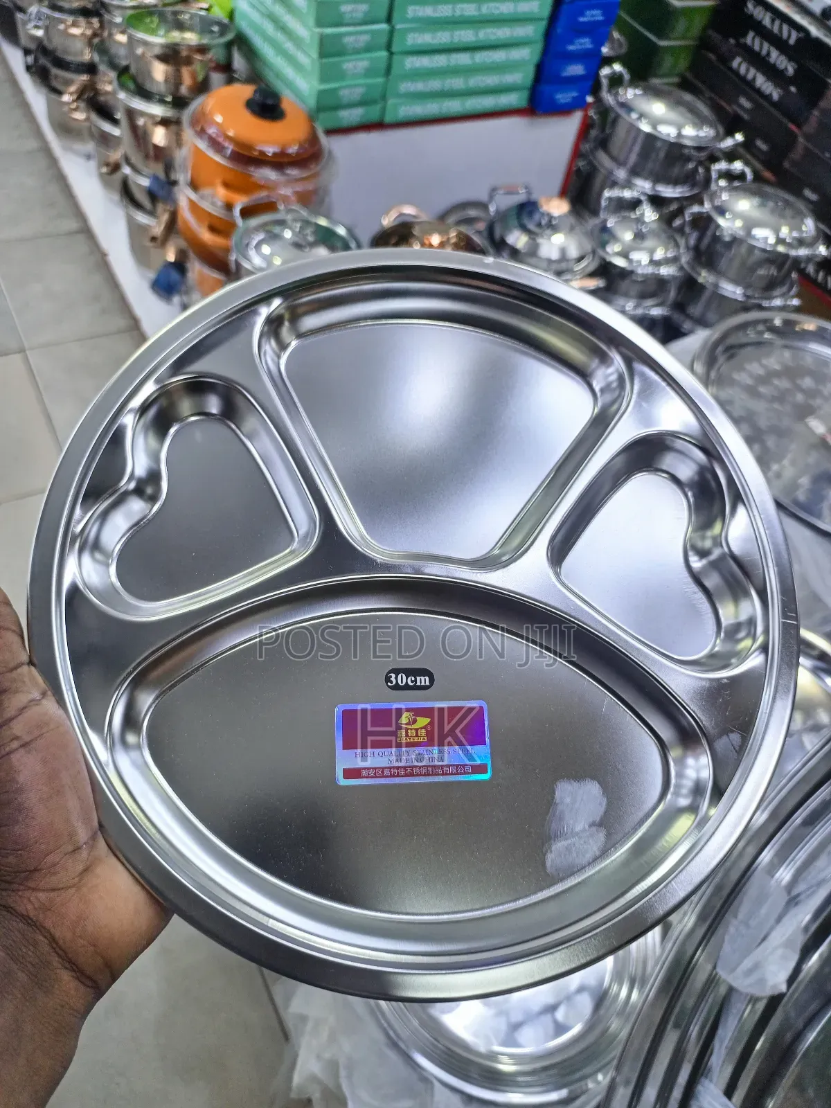 30cm Stainless Steel Partition Plate