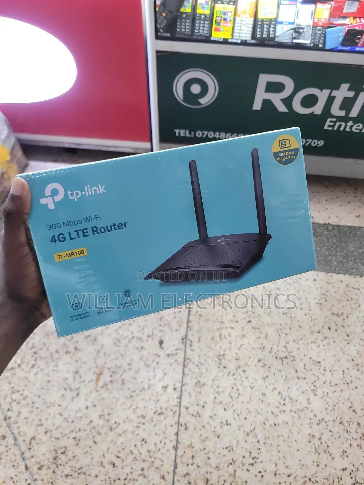 TP Link TL-MR100 4G Wireless Router -Black