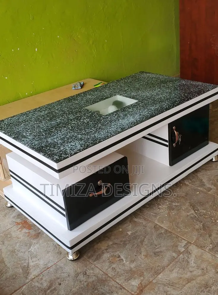 Modern White Center Table
