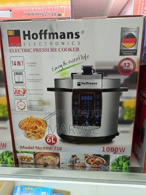 Hoffmans Electric Pressure Cooker 6litres