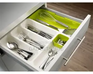 Kitchen Cutlery Storage Compartment Box Tray Box Drawer