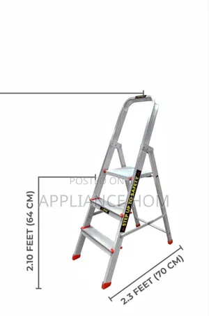 Photo - 3 Steps Step Aluminum Aluminium Ladders
