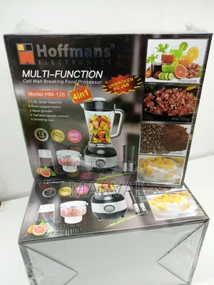 Hoffmans 4 in 1 Blender With Grinder Juicer Food Processor