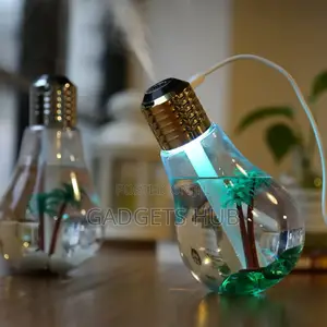 Bulb Ultrasonic Humidifier Cool Mist Spray Humidifier USB