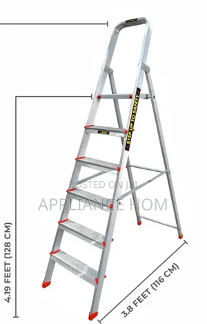 Photo - 6 Steps Step Aluminum Aluminium Ladders