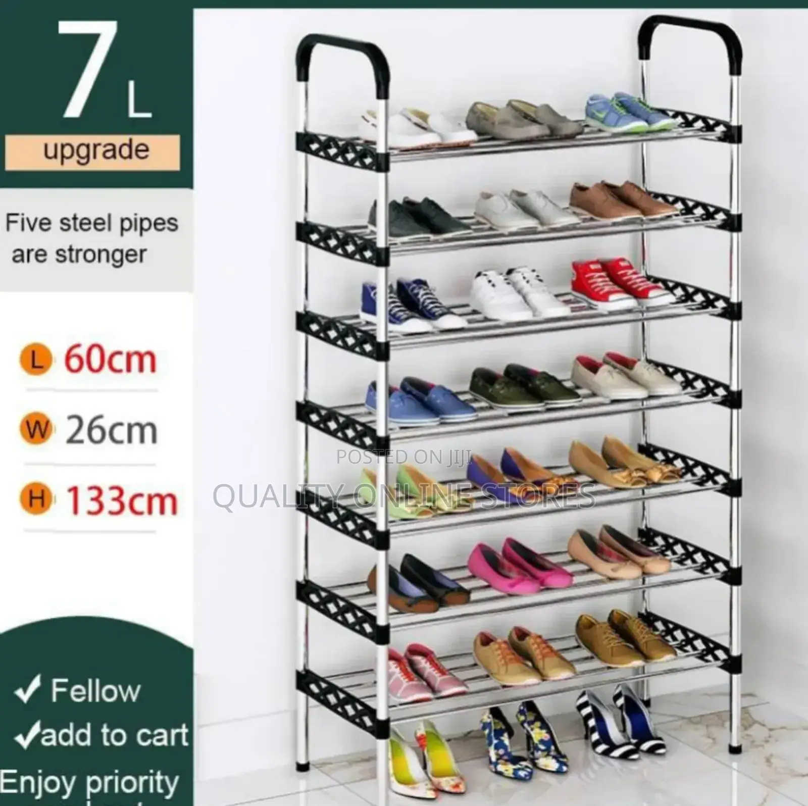 7 Layer Shoe Rack