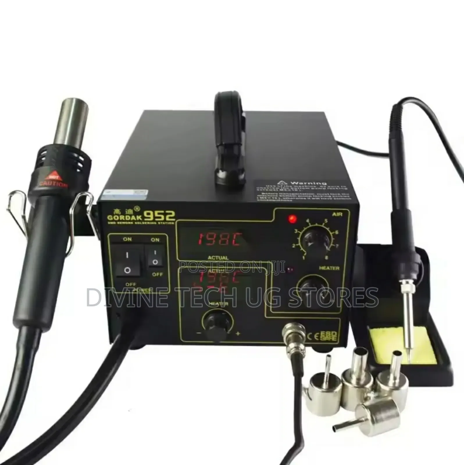 952 Gordak Adjustable Soldering Station Rework Hot Air Gun