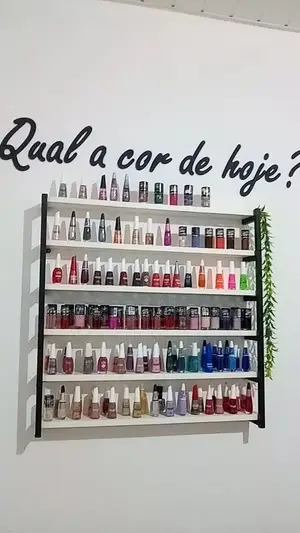 Full Manicure Business Set. Table, Shelves And Trolley