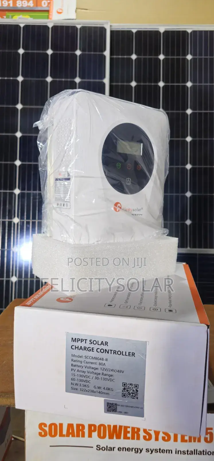 Felicity Solar MPPT Charger Controller 100a