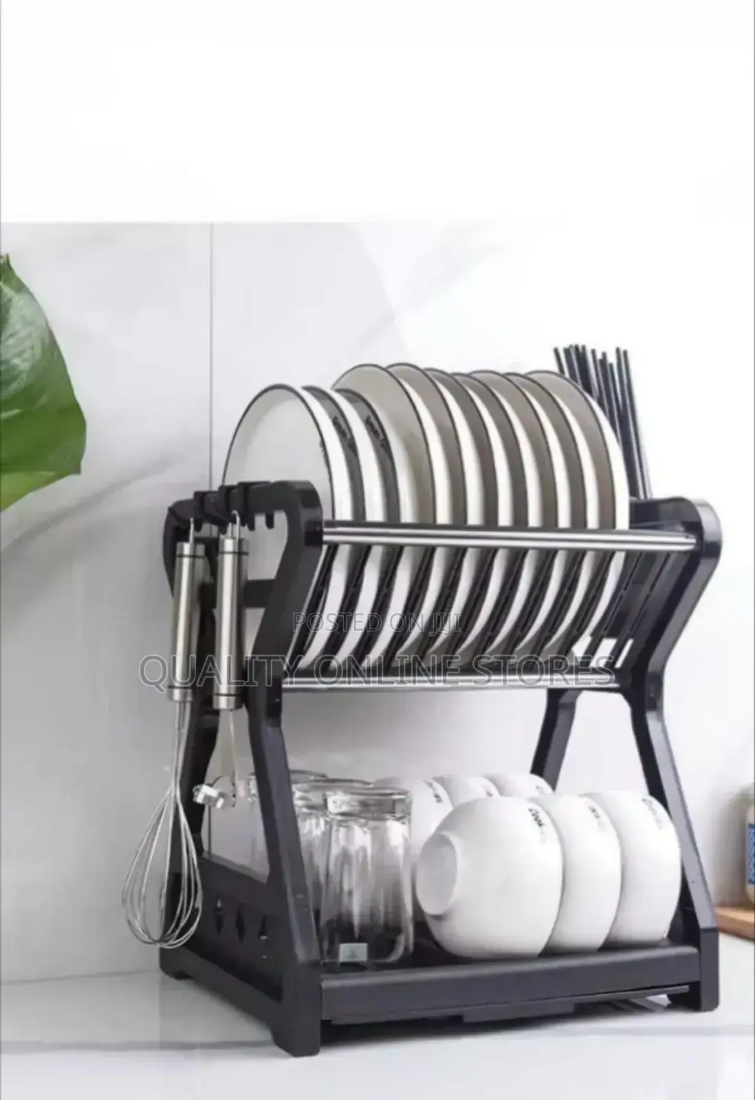 2 Layer Kitchen Dish Drying Rack