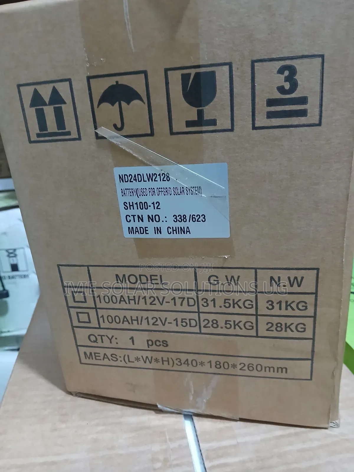 Kema Gel Battery 100ah