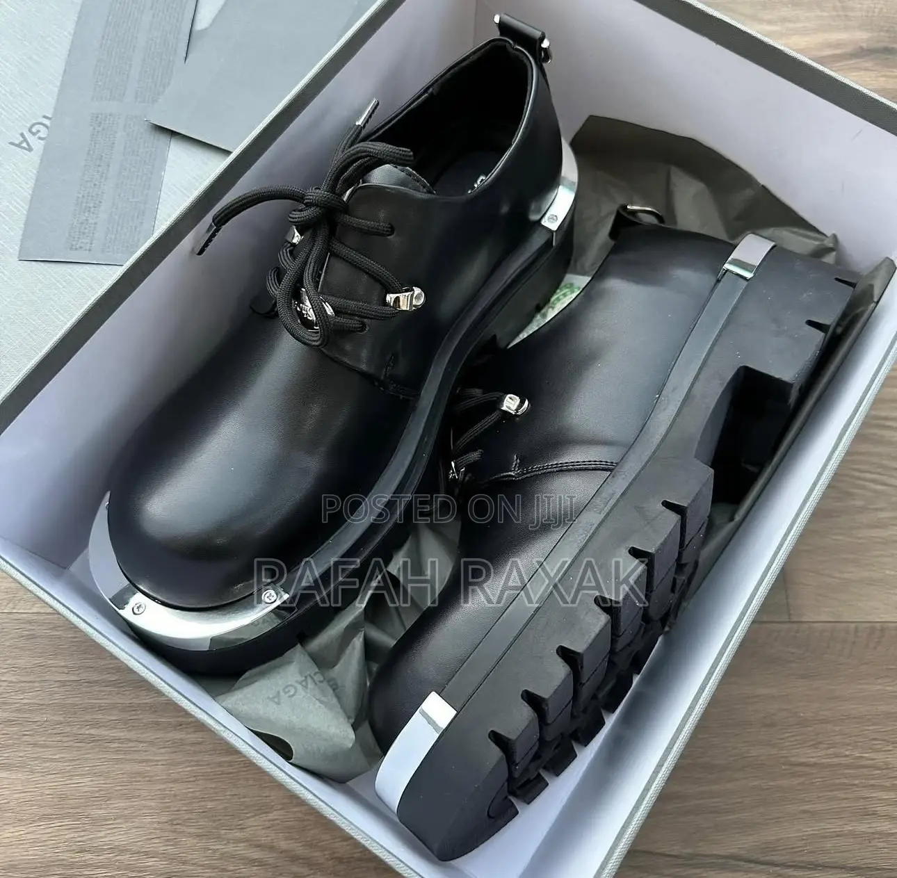 Original Men’S Luxury Balenciaga Derby Designer Shoes