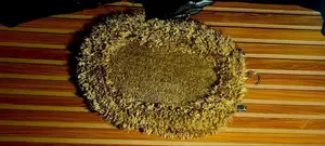 Oval Shaped Fluuffy Door Mat
