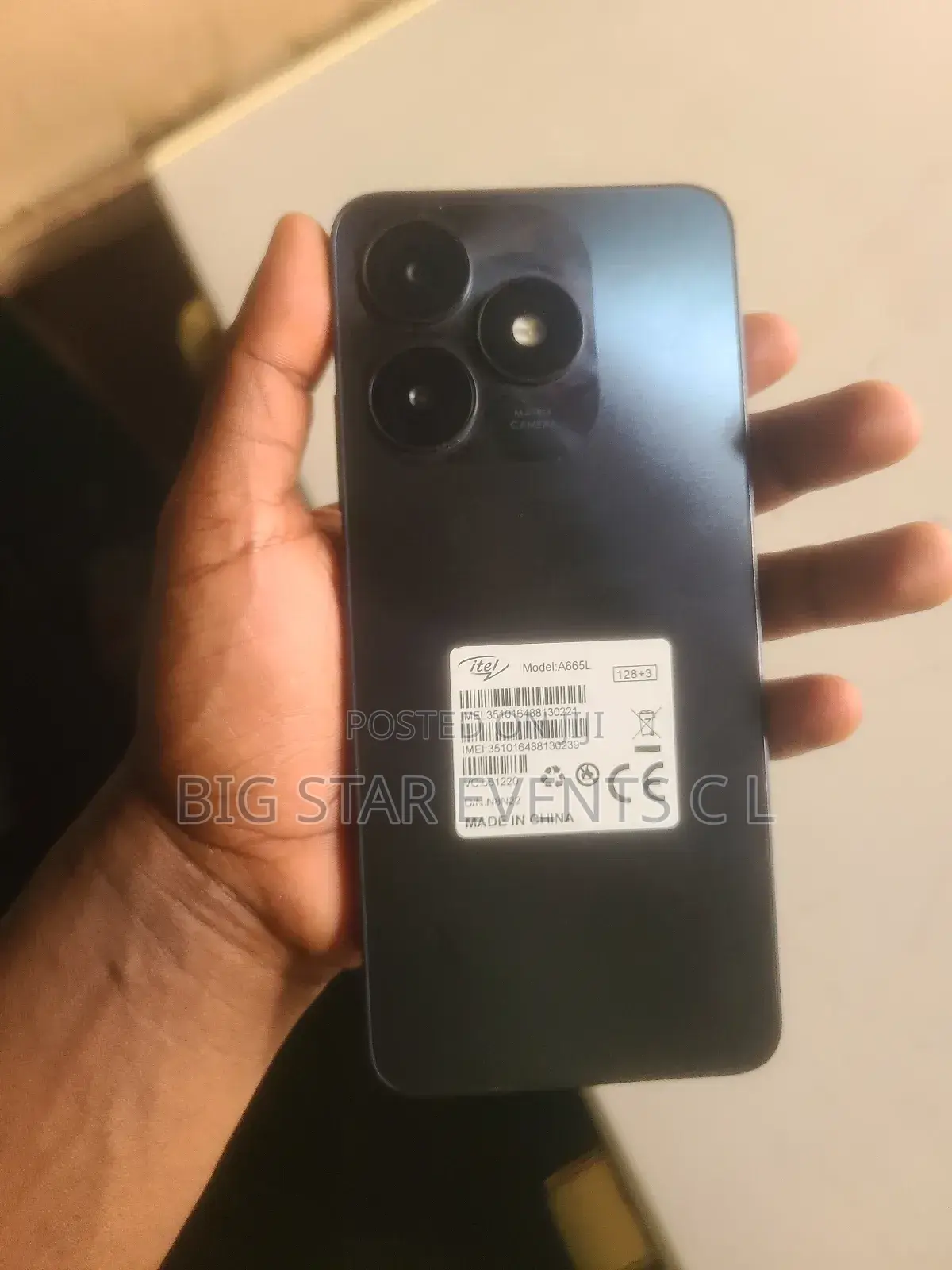 Itel A70 128 GB Black