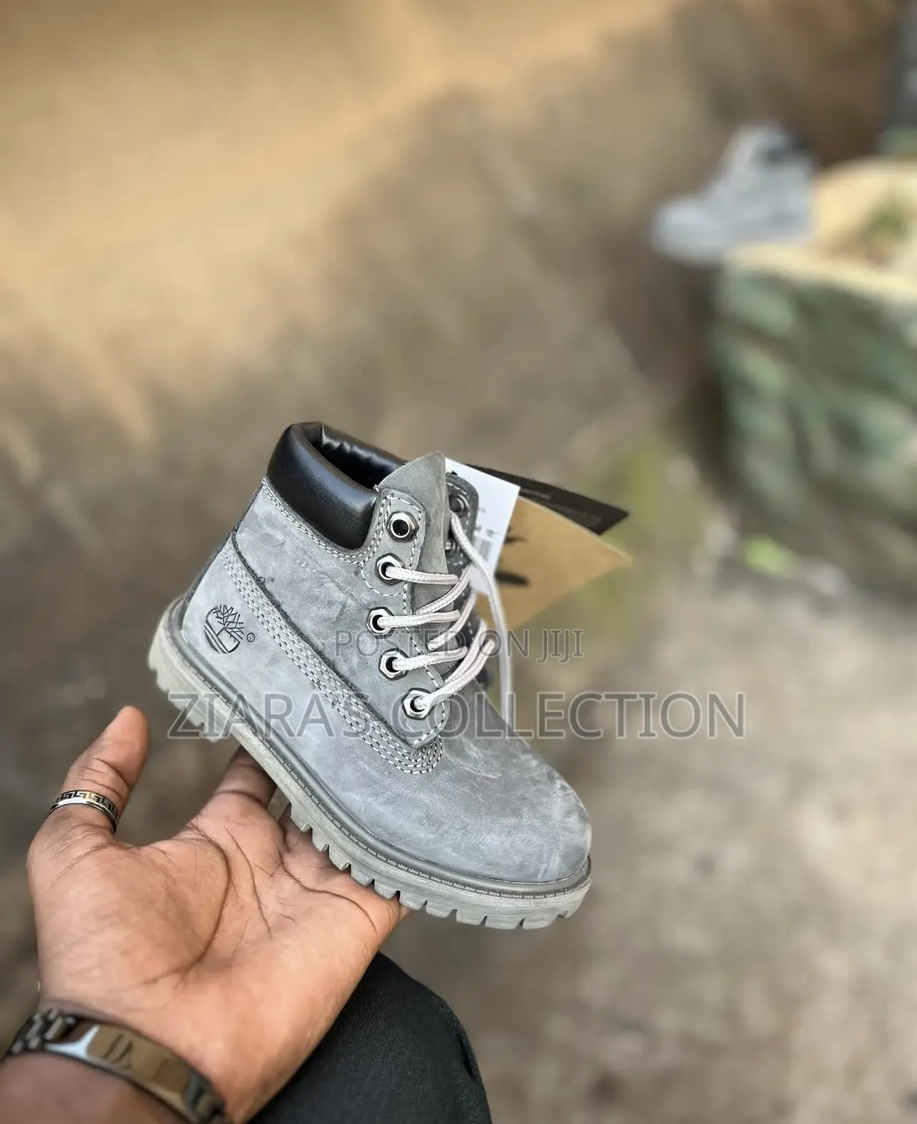 Grey Timberland Kids Boots