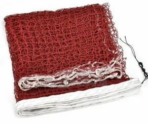 Professional Badminton Sport Game Net - Burgundy