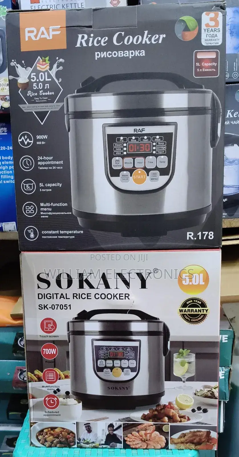 RAF 5litres Electric Rice Cooker R.178