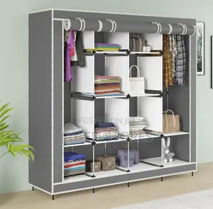 Four Column Metallic Closet